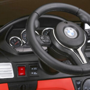 BMW X6M XXL dla 2 dzieci Biały SUV
