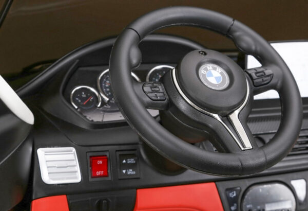 BMW X6M XXL dla 2 dzieci Biały SUV