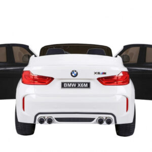 BMW X6M XXL dla 2 dzieci Biały SUV