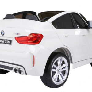 BMW X6M XXL dla 2 dzieci Biały SUV