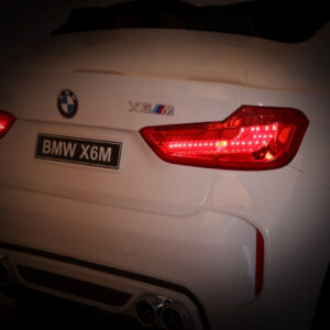 BMW X6M XXL dla 2 dzieci Biały SUV
