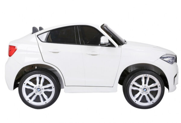 BMW X6M XXL dla 2 dzieci Biały SUV