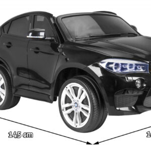 BMW X6M XXL dla 2 dzieci Czarny SUV