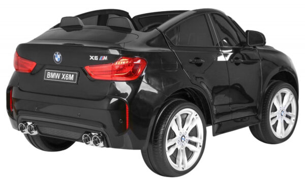BMW X6M XXL dla 2 dzieci Czarny SUV