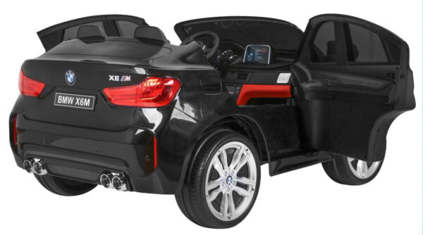 BMW X6M XXL dla 2 dzieci Czarny SUV
