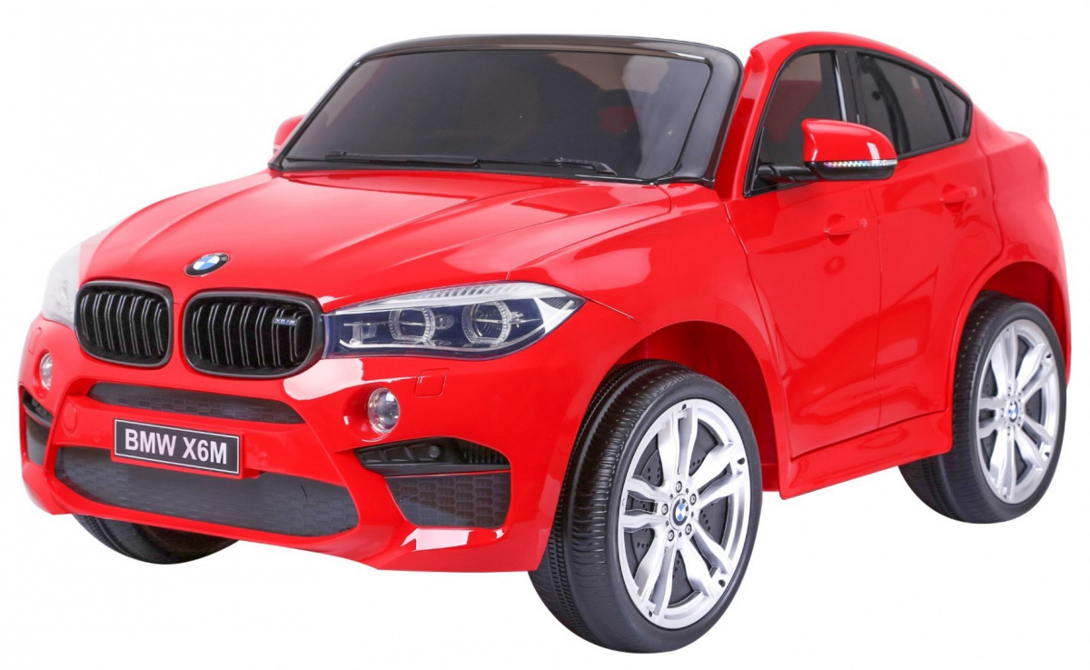 BMW X6M XXL dla 2 dzieci Czerwony SUV