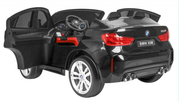 BMW X6M XXL dla 2 dzieci Lakier Czarny SUV