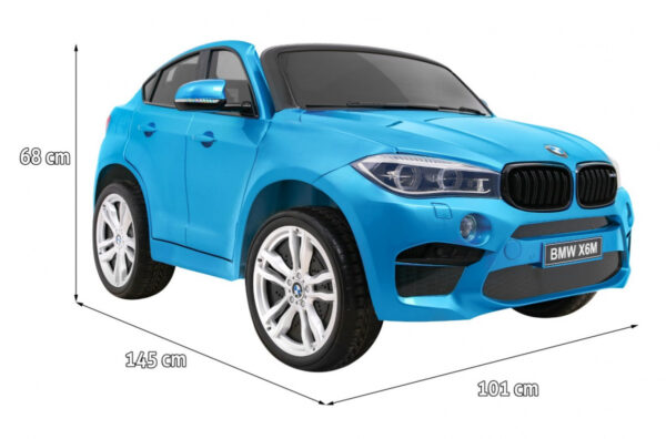 SUV BMW X6M XXL dla 2 dzieci Lakier Niebieski
