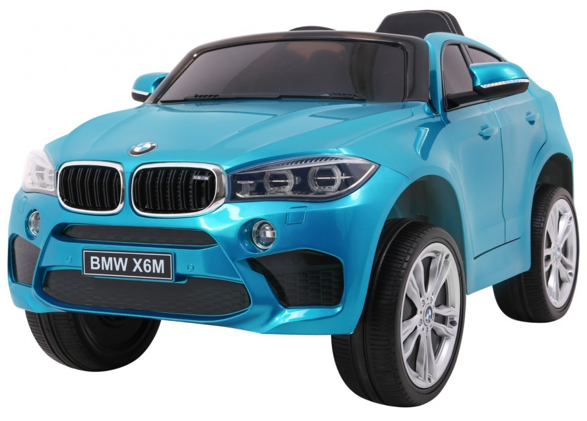 BMW X6M Elektryczne Autko, SUV dla dzieci Lakier Niebieski