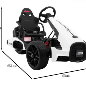 Gokart na akumulator Bolid XR-1 dla dzieci Biały