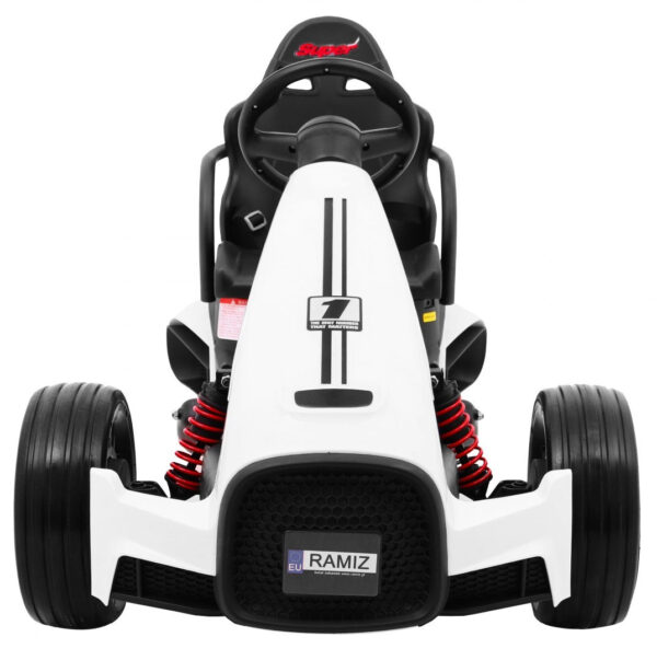 Gokart na akumulator Bolid XR-1 dla dzieci Biały