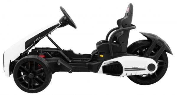 Gokart na akumulator Bolid XR-1 dla dzieci Biały