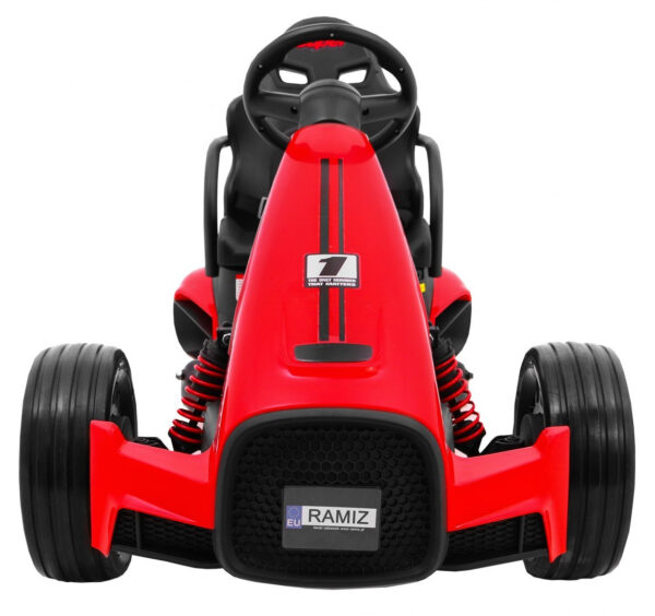 Gokart na akumulator Bolid XR-1 dla dzieci Czerwony