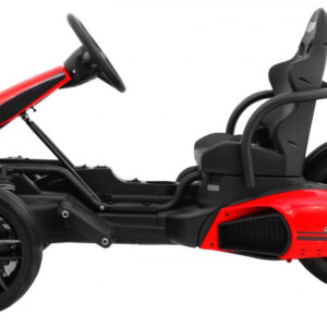 Gokart na akumulator Bolid XR-1 dla dzieci Czerwony