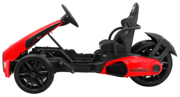 Gokart na akumulator Bolid XR-1 dla dzieci Czerwony