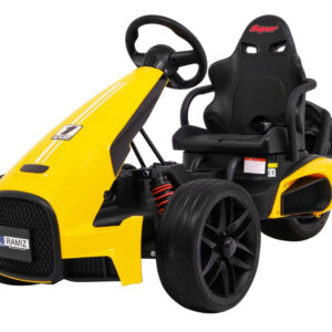 Gokart na akumulator Bolid XR-1 dla dzieci Żółty
