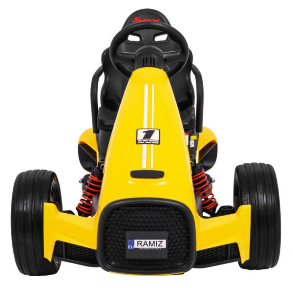 Gokart na akumulator Bolid XR-1 dla dzieci Żółty