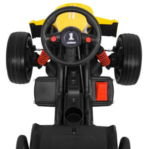 Gokart na akumulator Bolid XR-1 dla dzieci Żółty