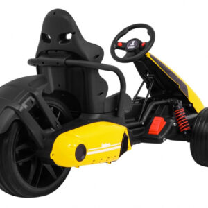 Gokart na akumulator Bolid XR-1 dla dzieci Żółty