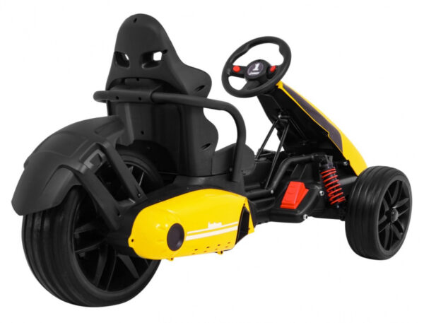 Gokart na akumulator Bolid XR-1 dla dzieci Żółty