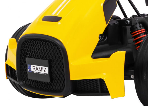 Gokart na akumulator Bolid XR-1 dla dzieci Żółty