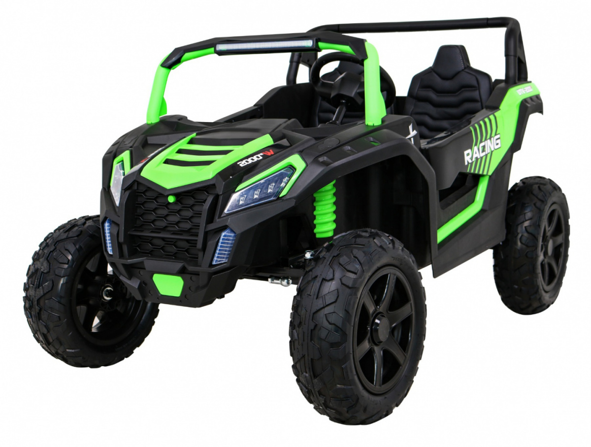 Buggy ATV Strong Racing dla 2 dzieci Zielony