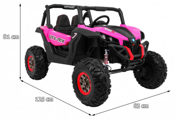 Buggy SuperStar dla dzieci Różowy