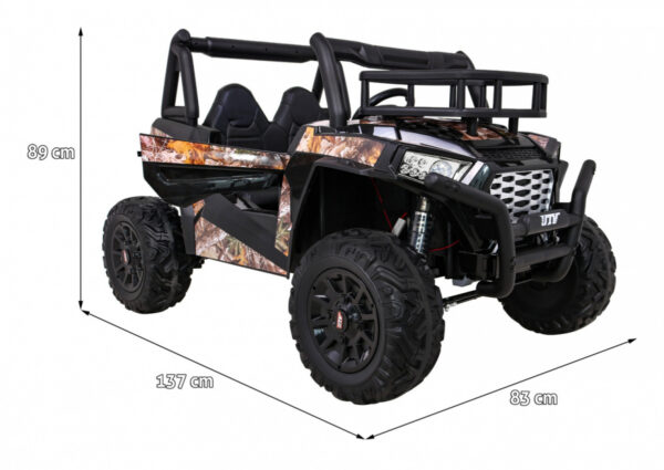 Buggy UTV Terenówka dla dzieci Czarny
