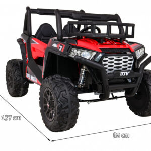Buggy UTV Terenówka dla dzieci Czerwony