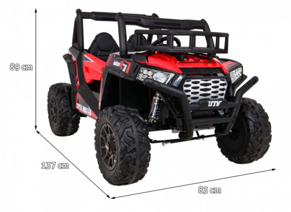 Buggy UTV Terenówka dla dzieci Czerwony