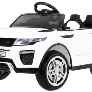 Autko Rapid Racer elektryczne dla dzieci, Biały SUV