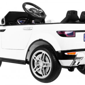 Autko Rapid Racer elektryczne dla dzieci, Biały SUV