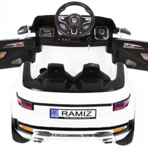 Autko Rapid Racer elektryczne dla dzieci, Biały SUV