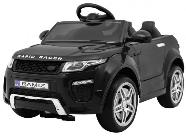 Autko Rapid Racer elektryczne dla dzieci, Czarny SUV