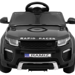 Autko Rapid Racer elektryczne dla dzieci, Czarny SUV
