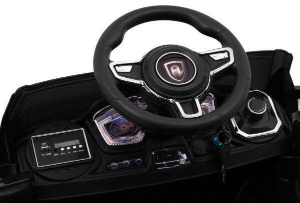 Autko Rapid Racer elektryczne dla dzieci, Czarny SUV