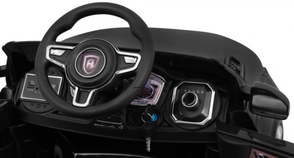 Autko Rapid Racer elektryczne dla dzieci, Czarny SUV