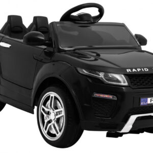 Autko Rapid Racer elektryczne dla dzieci, Czarny SUV