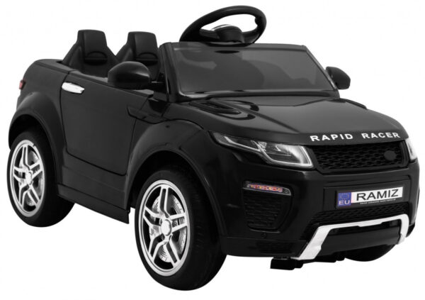 Autko Rapid Racer elektryczne dla dzieci, Czarny SUV
