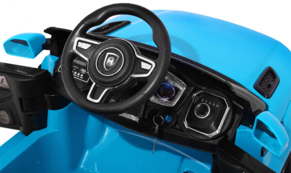 Autko Rapid Racer elektryczne dla dzieci - Niebieski SUV