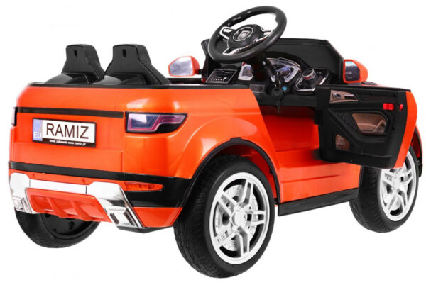 Autko Rapid Racer elektryczne dla dzieci, Pomarańczowy SUV