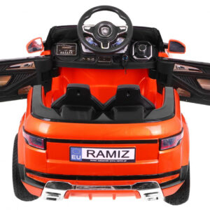 Autko Rapid Racer elektryczne dla dzieci, Pomarańczowy SUV