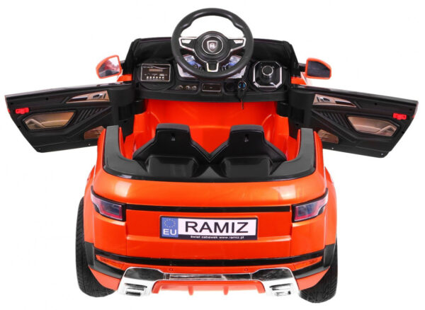 Autko Rapid Racer elektryczne dla dzieci, Pomarańczowy SUV