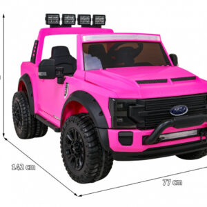 Pojazd pickup - Ford Super Duty Różowy