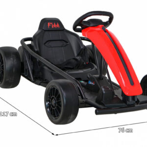Gokart FX1 Drift Master na akumulator dla dzieci Czerwony