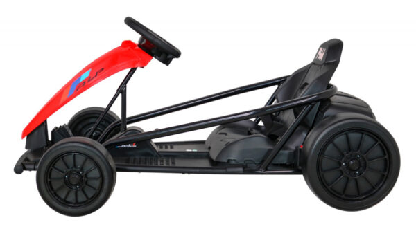Gokart FX1 Drift Master na akumulator dla dzieci Czerwony