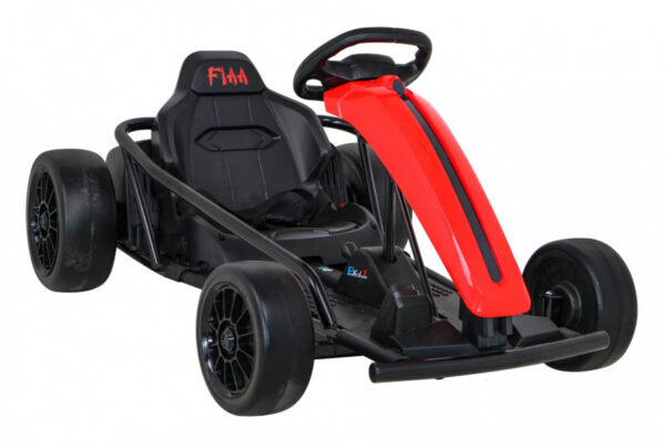 Gokart FX1 Drift Master na akumulator dla dzieci Czerwony