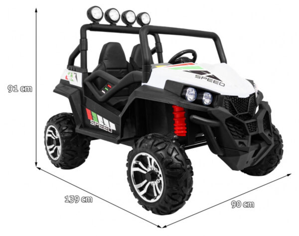 Terenowe Grand Buggy Lift dla dzieci Biały