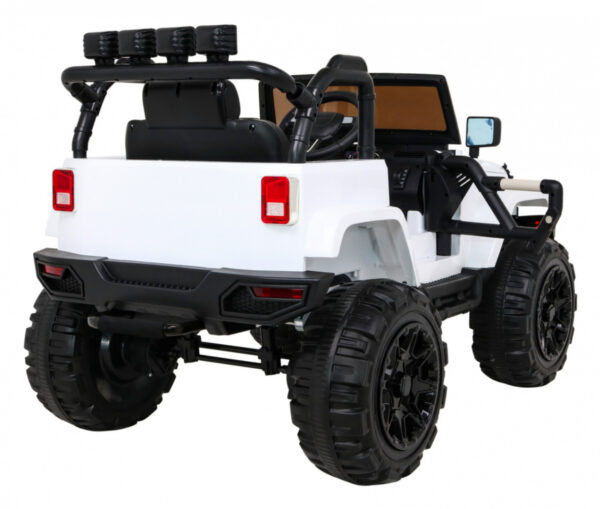 Auto na akumulator All Terrain dla dzieci Biały Terenówka typu jeep