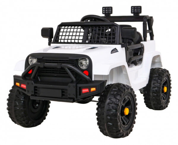 Autko Jeep Dark Night na akumulator dla dzieci Biały